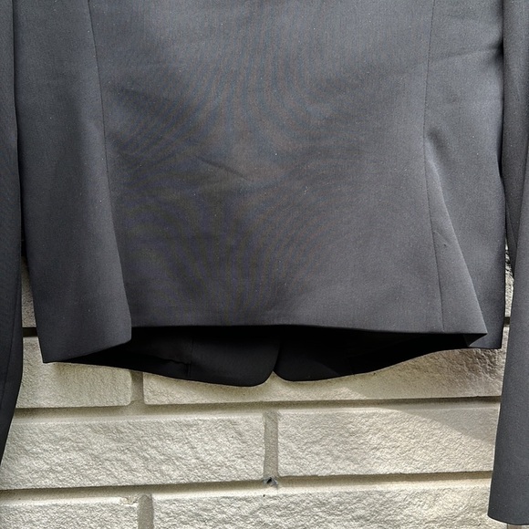 BCBGMaxAzria Black Collarless 1 Button Blazer XS - Picture 11 of 14